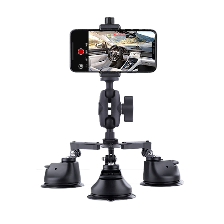 Versatile Rotating Phone Mount with Suction Cup