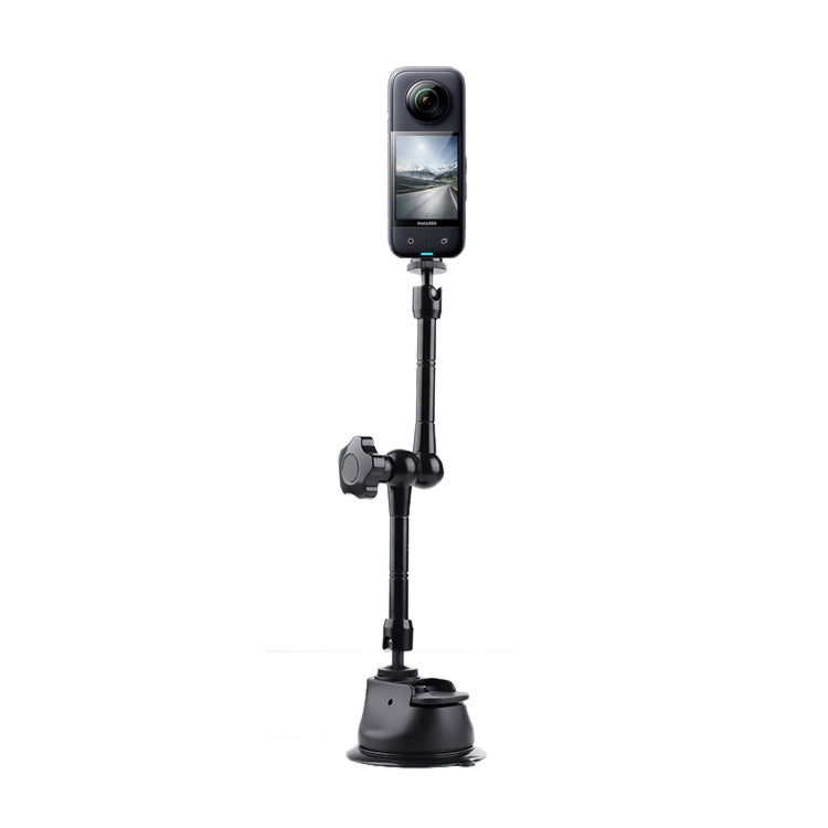 Articulating Friction Magic Arm Camera Mount with Single Suction Cup (Black)