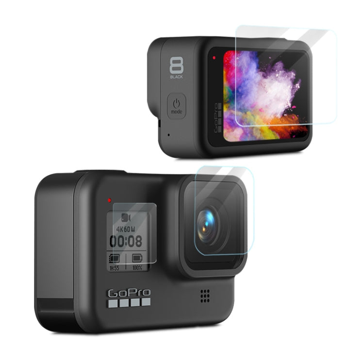 GoPro HERO8 Black Camera Lens and LCD Screen Protector with High Definition Protective Film