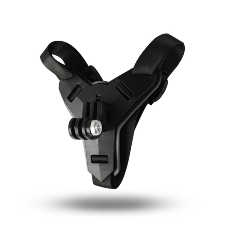 Helmet Belt Mount for GoPro and DJI Osmo Action Cameras (Black)