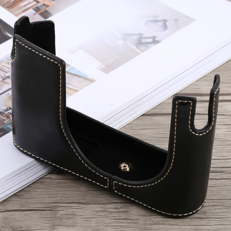 Leica Q (Typ 116) PU Leather Half Case - Black