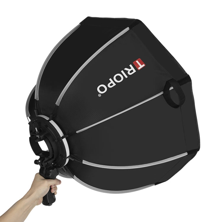 65cm TRIOPO Octagon Parabolic Softbox Diffuser with Mount Handle
