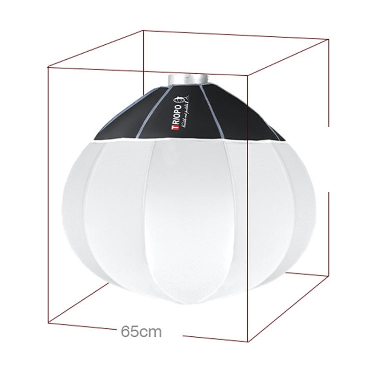 TRIOPO KQ65 65cm Foldable Lantern Softbox SpeedLite Flash Light Foldable Diffuser