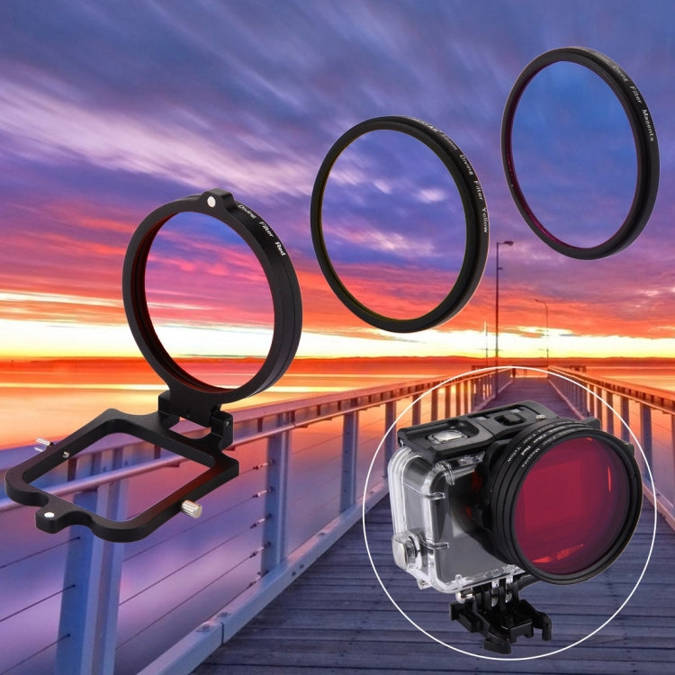 Professional Diving Lens Filter Kit for GoPro HERO7 Black/6/5