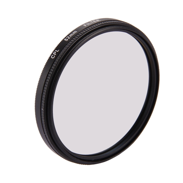 52mm 3 in 1 CPL Lens Filter with Cap for GoPro HERO7 Black/6/5