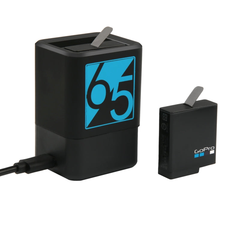 Dual Battery Charger with USB-C / Type-C Cable for GoPro HERO6 /5