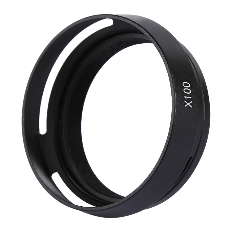 Metal Vented Lens Hood for Fujifilm X100 - Enhanced Image Quality