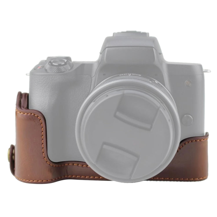 Canon EOS M50 / M50 Mark II Leather Camera Half Case Base