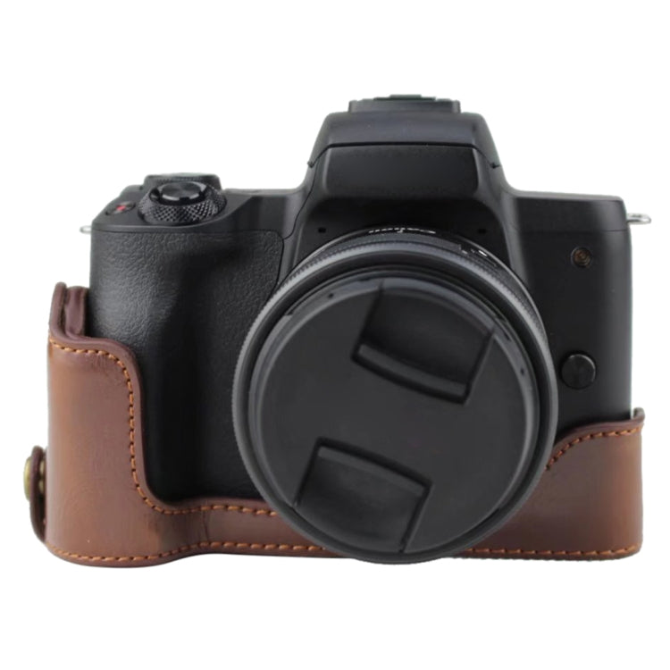 Canon EOS M50 / M50 Mark II Leather Camera Half Case Base