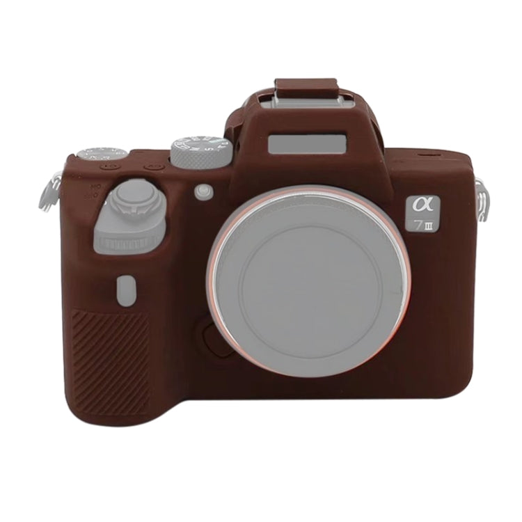 Silicone Camera Case for Sony A7III / A7S3 / A7RIII / A7SIII (Coffee)