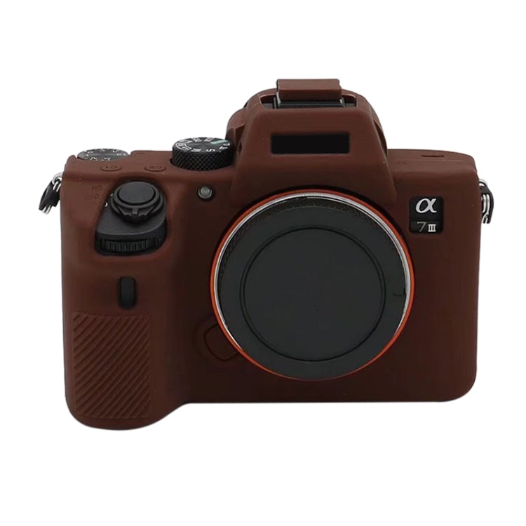 Silicone Camera Case for Sony A7III / A7S3 / A7RIII / A7SIII (Coffee)