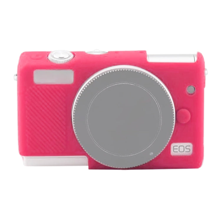 Silicone Protective Case for Canon EOS M200 - Rose Red