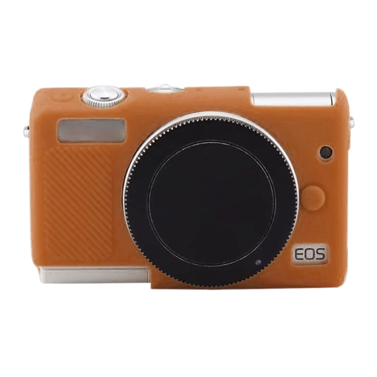 Brown Soft Silicone Protective Case for Canon EOS M200