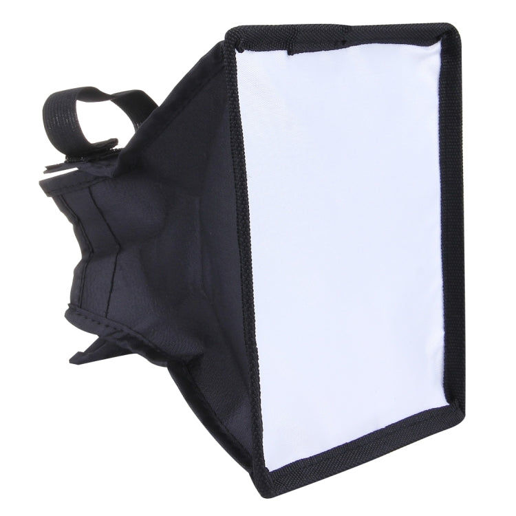 Portable Flash Folding Soft Box with Cloth Bag, 15 x 17 cm, Black + White