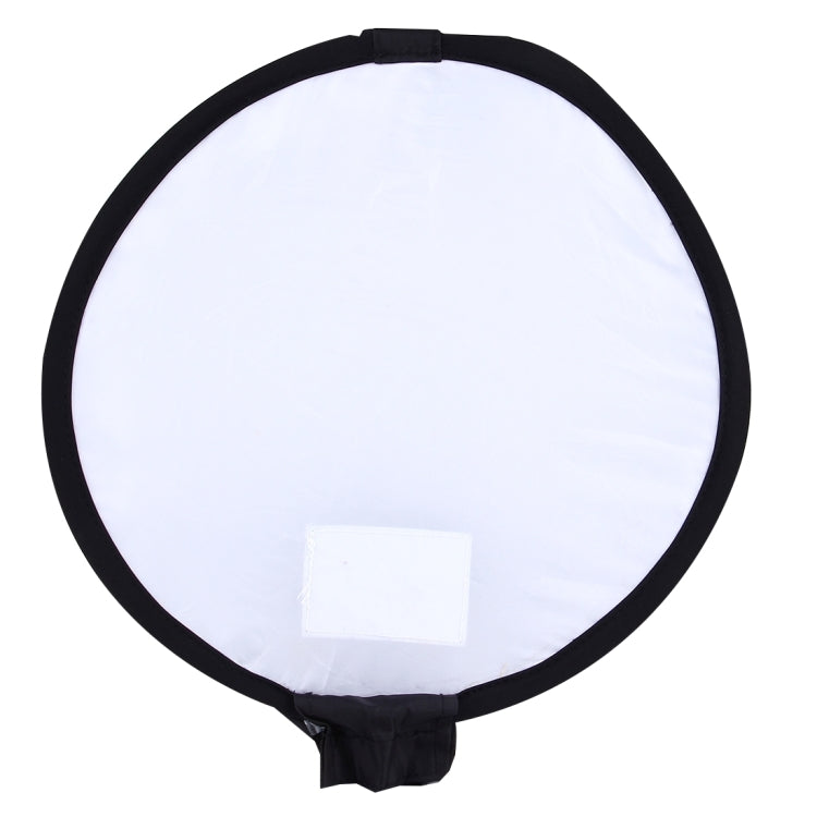 30cm Universal Round Style Flash Folding Soft Box Without Flash Light Holder (Black + White)
