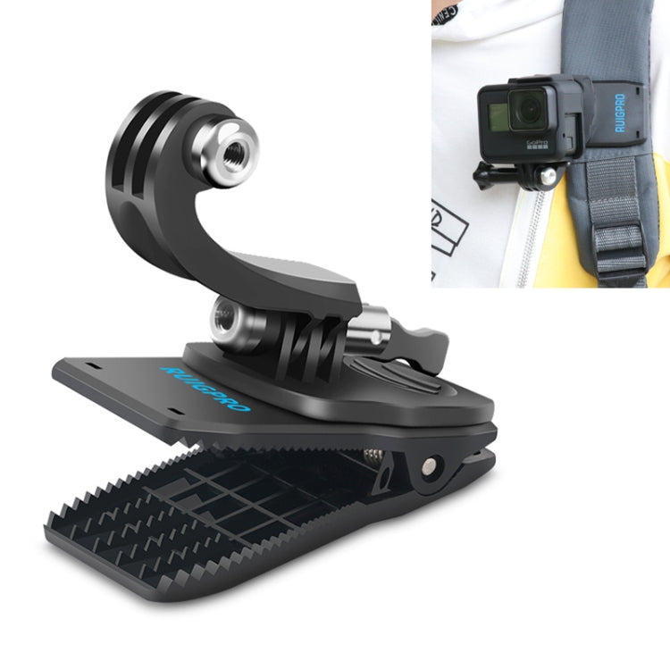 360-Degree Rotation Backpack Mount for GoPro and Action Cameras