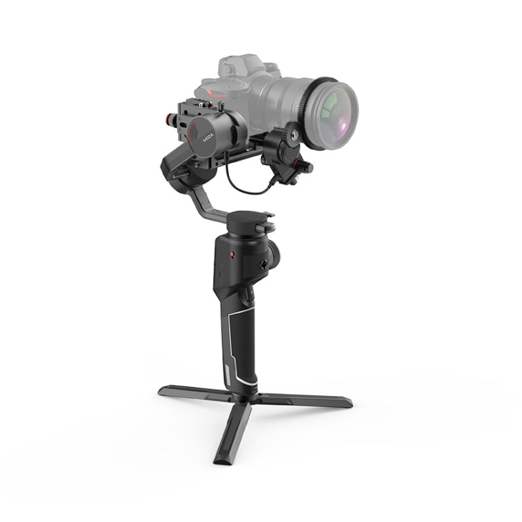 MOZA AirCross 2: Lightweight 3-Axis Gimbal Stabilizer for DSLR Camera (Black) with 3.2kg Load Capacity