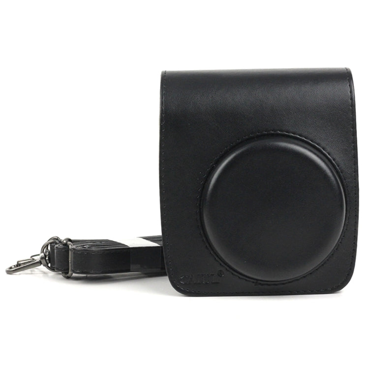 Leather Camera Bag for FUJIFILM Instax Mini 90 Camera with Adjustable Shoulder Strap