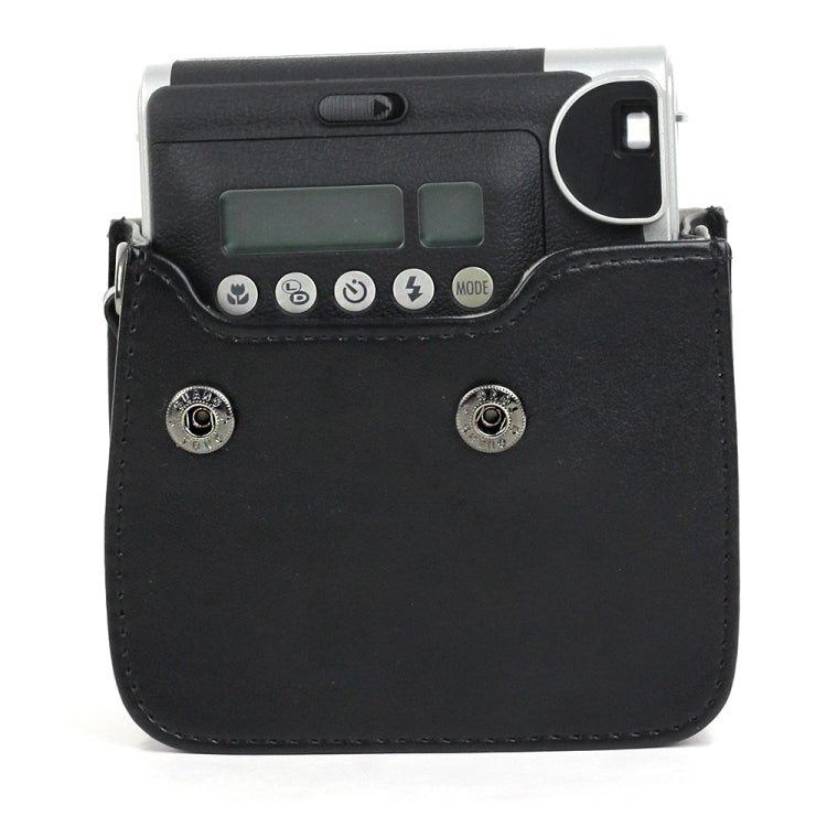 Leather Camera Bag for FUJIFILM Instax Mini 90 Camera with Adjustable Shoulder Strap