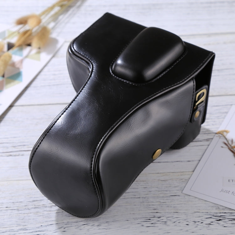 Nikon Camera PU Leather Case Bag for D5300 / D5200 / D5100 (18-55mm / 18-105mm / 18-140mm Lens) (Black)