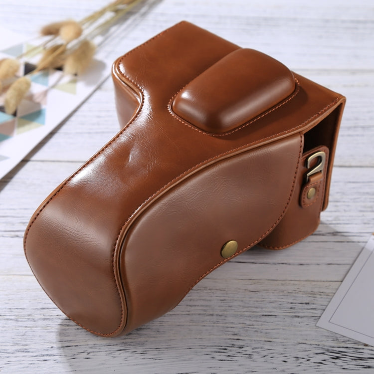 Nikon D5300 / D5200 / D5100 PU Leather Camera Case (Brown) for 18-55mm / 18-105mm / 18-140mm Lens