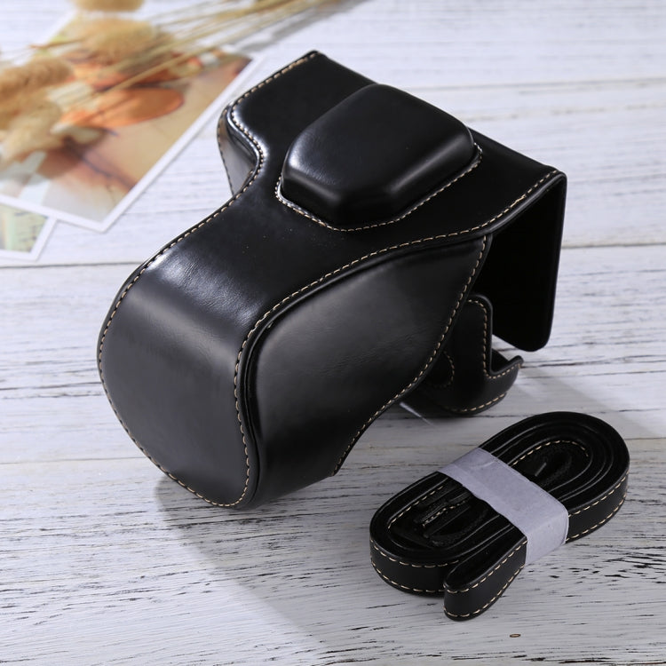 PU Leather Camera Case with Strap for FUJIFILM XT10/XT20 (16-50mm/18-55mm Lens)