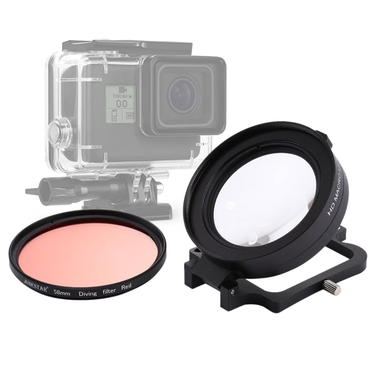 Underwater Photography Lens Kit for GoPro HERO6/5 Dive Housing