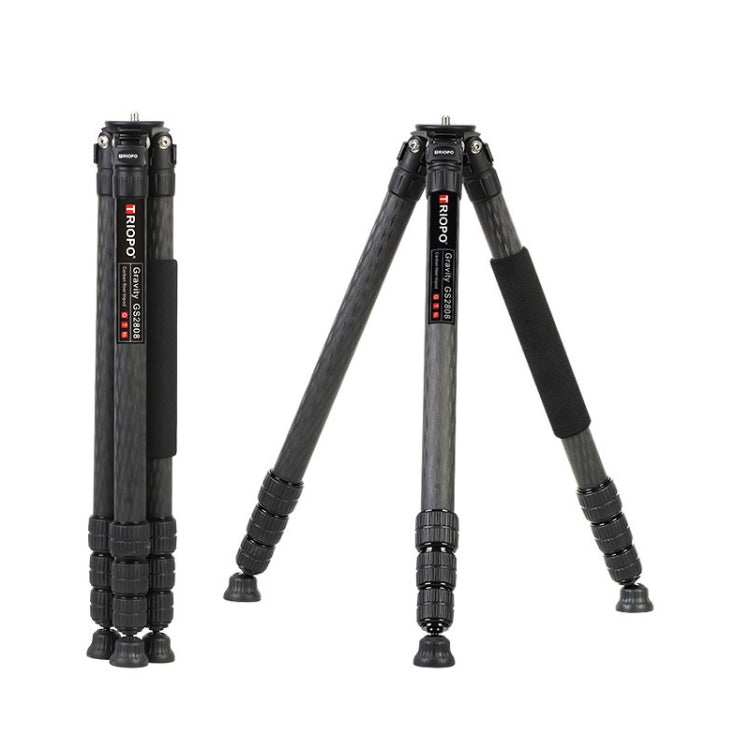 TRIOPO GS2808 Carbon Fiber Camcorder Photography Tripod with Ball Head, Load Capacity 15KG