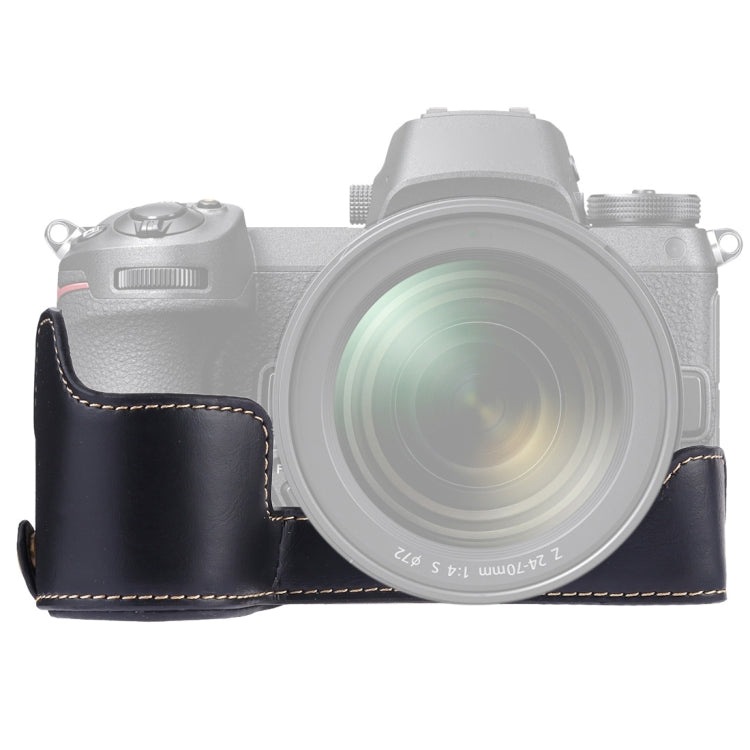 Nikon Z6 / Z7 PU Leather Half Case (Black)