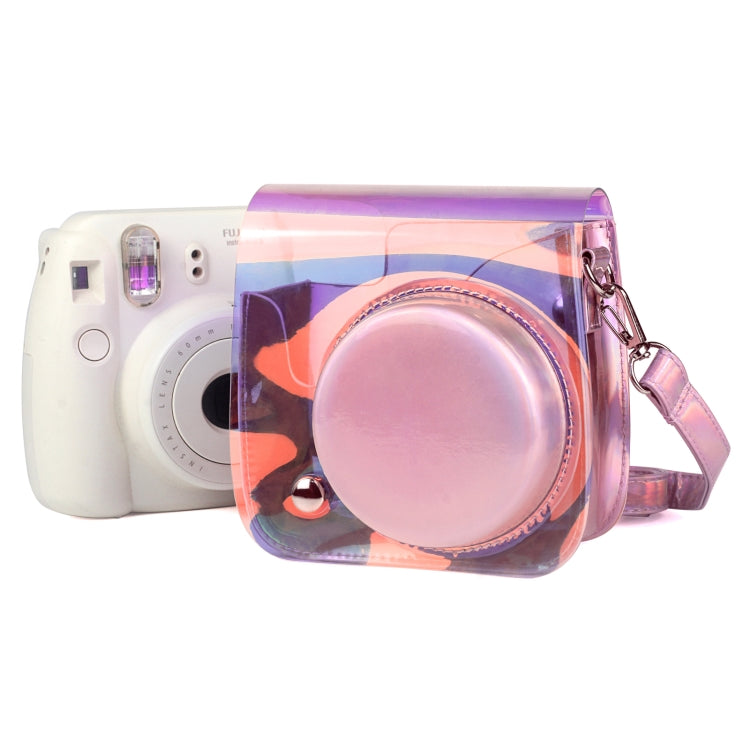Transparent PVC Camera Bag with Shoulder Strap for Fujifilm Instax mini 11
