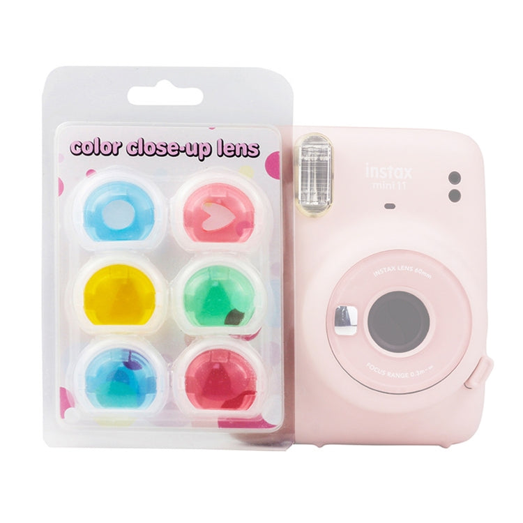 Jelly Six Colors Camera Filter Set for Fujifilm Instax Mini 11 (6 PCS)