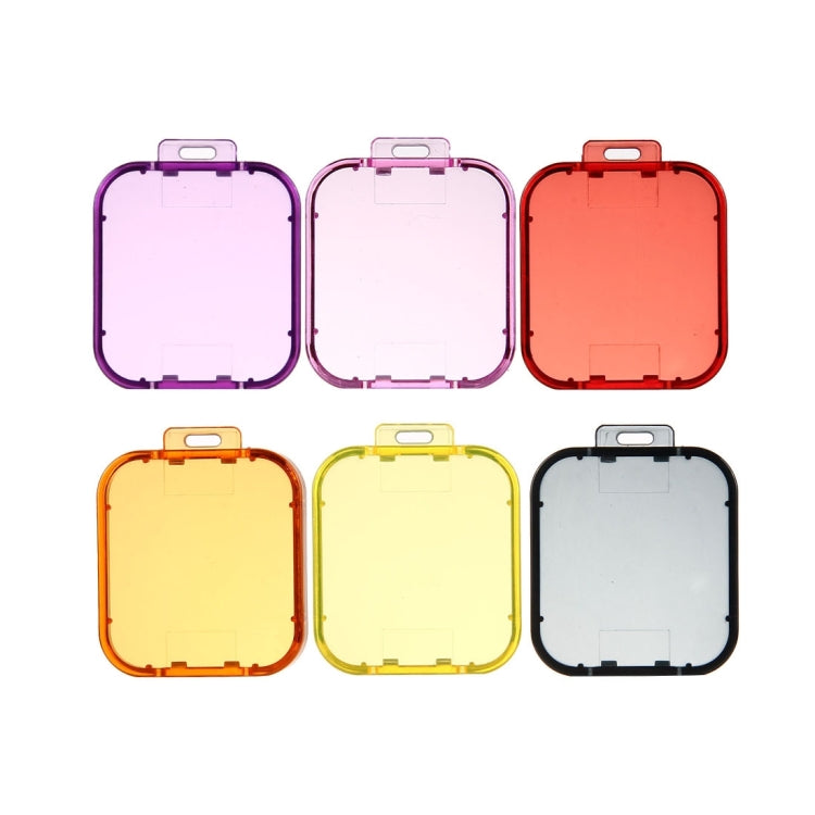 6 in 1 Colorized Lens Filter Pack for GoPro HERO5 Sport Action Camera