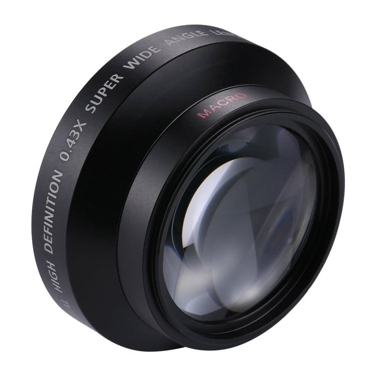 62mm 0.45X Super Wide Angle Lens with Macro Lens - Professional-Grade Photography Kit