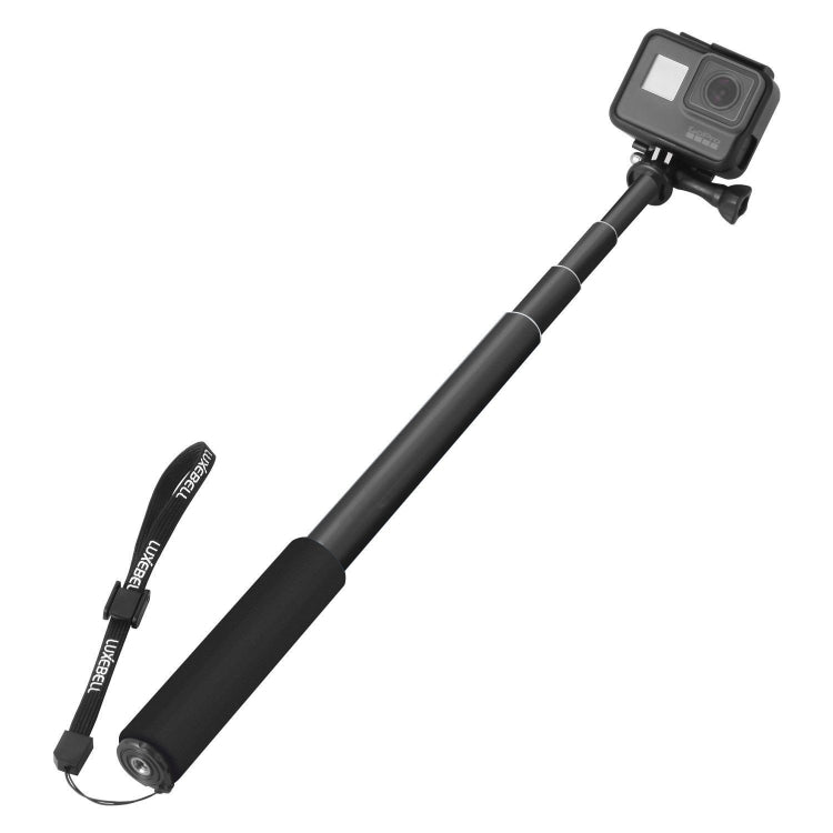 Adjustable Universal Aluminum Alloy Selfie Stick with Adapter, Black, 12.2 inches to 40.5 inches