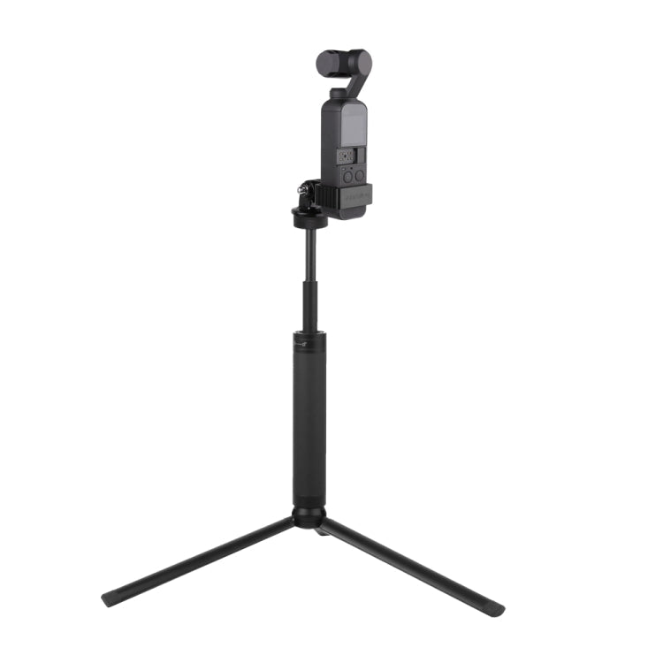 Sunnylife OP-Q9195 Aluminum Alloy Swivel Joint Adapter + Tripod + Extending Rod for DJI OSMO Pocket