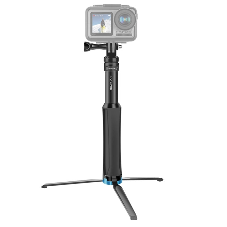 RUIGPRO One-piece Handheld Tripod Selfie Stick for DJI Osmo Action, GoPro, and More