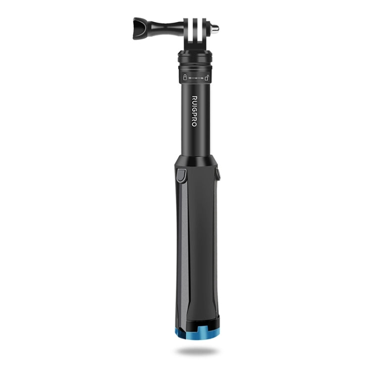 RUIGPRO One-piece Handheld Tripod Selfie Stick for DJI Osmo Action, GoPro, and More