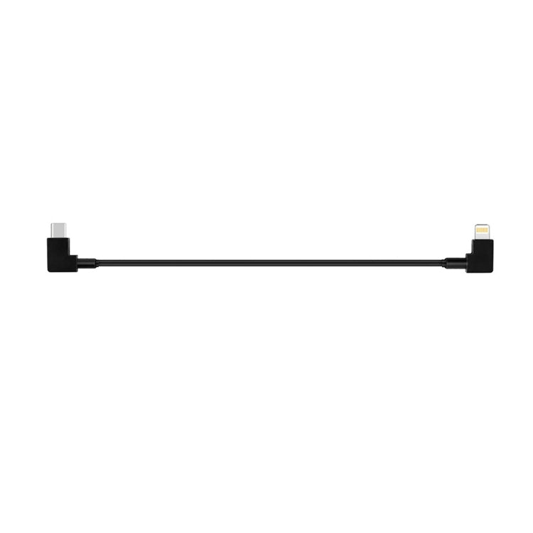 Sunnylife 30cm USB-C to 8 Pin Data Cable for DJI OSMO Pocket (Black)