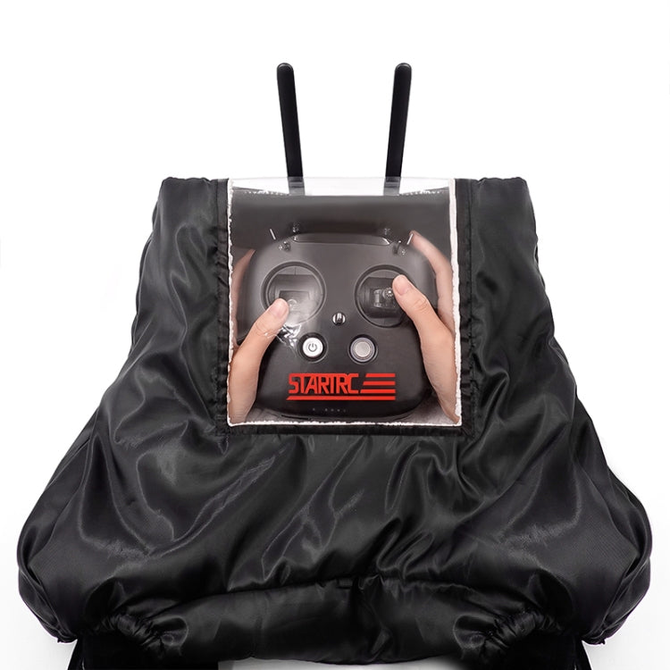 Warm Windproof Waterproof Gloves for DJI Mavic Mini with Universal Remote Control