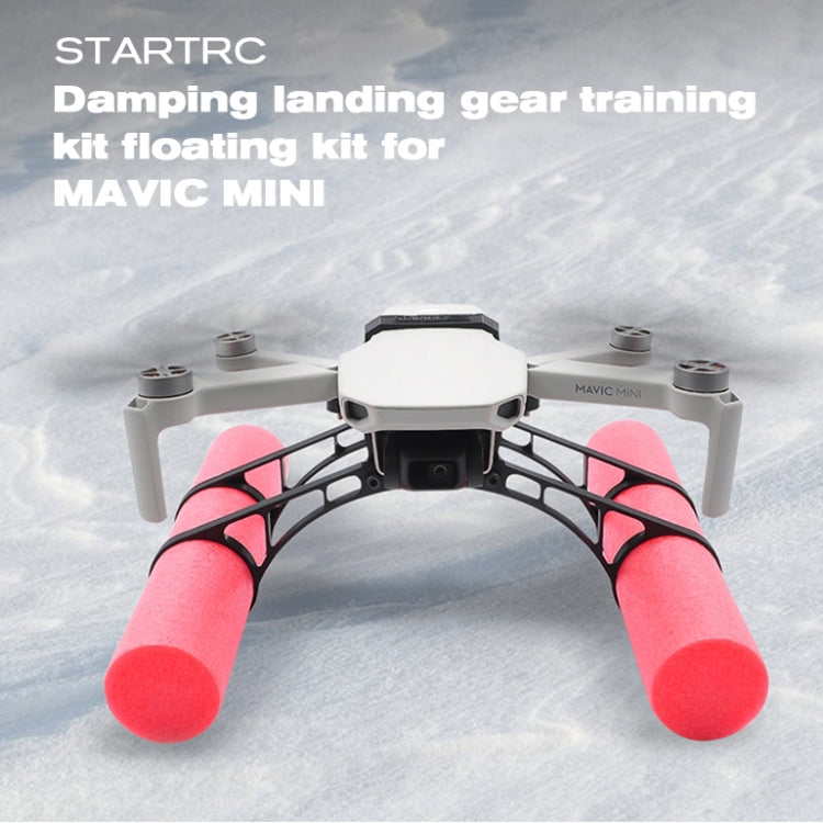 Buoyancy Bar and Landing Gear Extension for DJI Mavic Mini - Black and Red