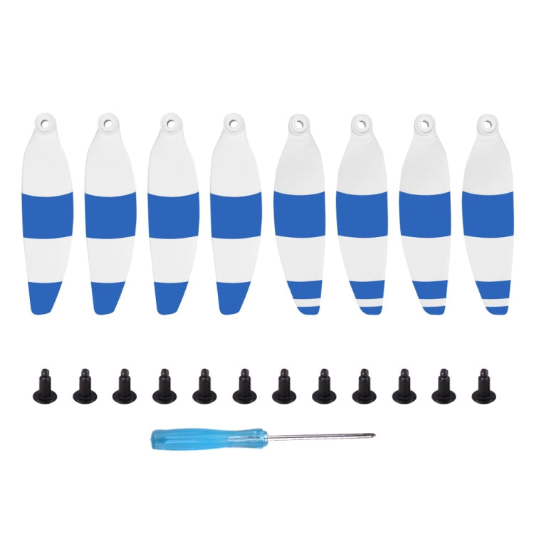Sunnylife 8PCS Low Noise Quick-release Wing Propellers for DJI Mavic Mini (Blue)