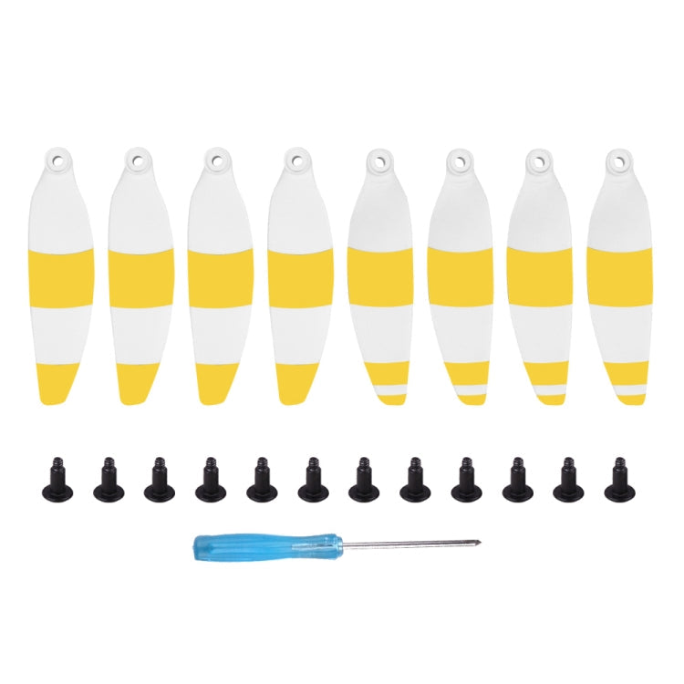 8-Piece Set of Sunnylife Low Noise Quick-release Propellers for DJI Mavic Mini (Yellow)