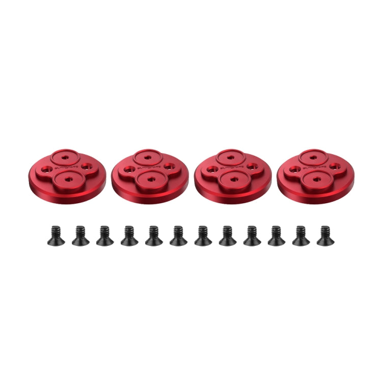 Sunnylife Motor Metal Protection Covers for DJI Mavic Mini 1 - Set of 4 (Red)