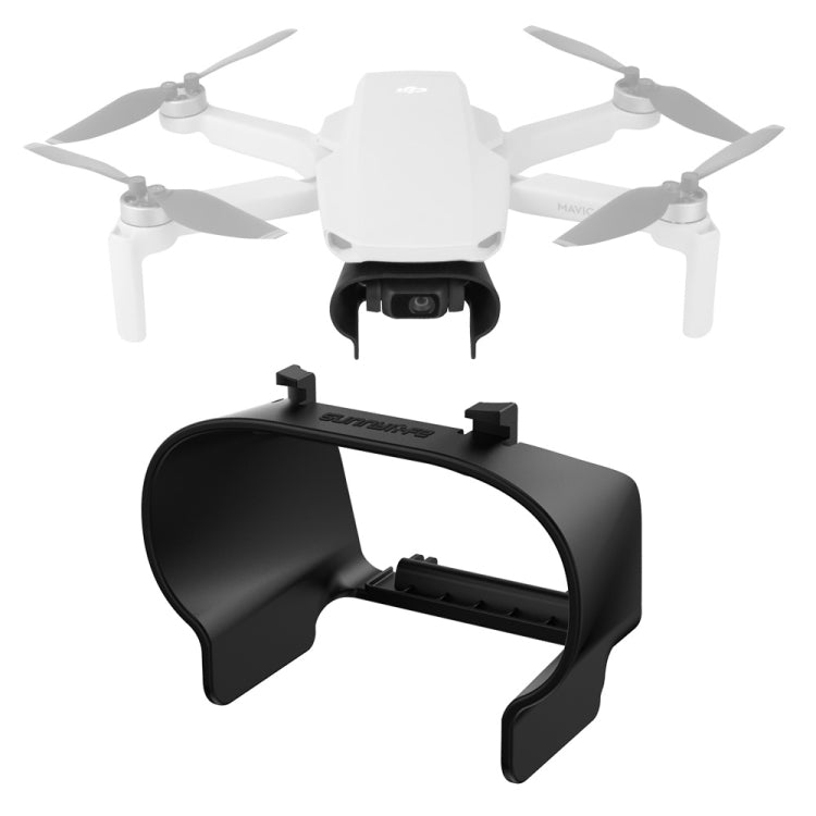 Sunnylife MM-Q9264 Camera Lens Sunshade Anti-glare Hood for DJI Mavic Mini (Black) - Glare Prevention and Hassle-Free Mounting