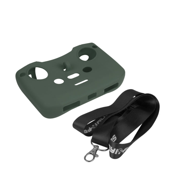 Sunnylife Silicone Protective Case with Lanyard for DJI Mavic Air 2 (Army Green)
