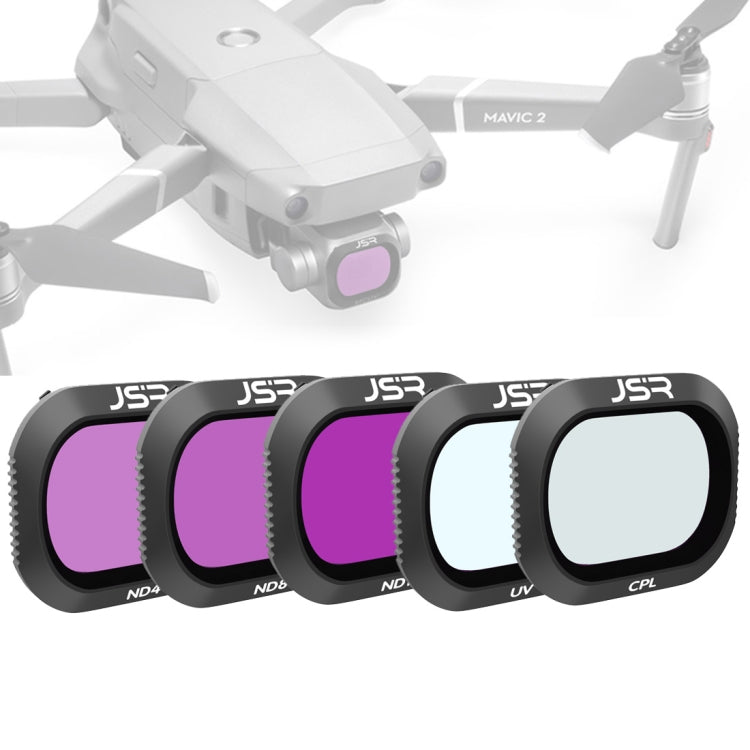 JSR Drone 5 in 1 Lens Filter for DJI MAVIC 2 Pro with UV+CPL+ND4+ND8+ND16