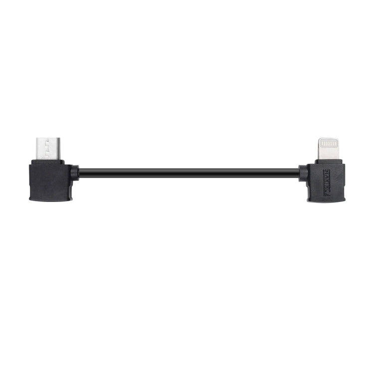 STARTRC DJI Mavic Air 2 Type-C / USB-C to 8 Pin Dual-way Transmission Data Cable - 16cm (Black)
