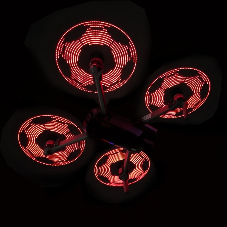 Color LED DIY Flash Editable Word Lamp Propellers for DJI Mavic Air 2 - 1 Pair Foldable