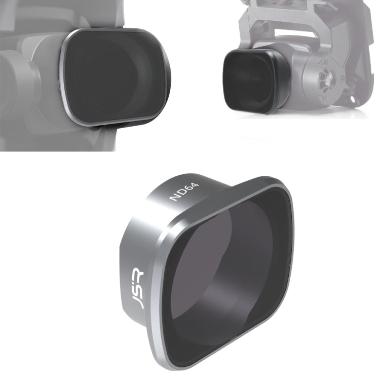 JSR KS ND64 Lens Filter for DJI FPV, Aluminum Alloy Frame with Enhanced Protection and Optical Performance