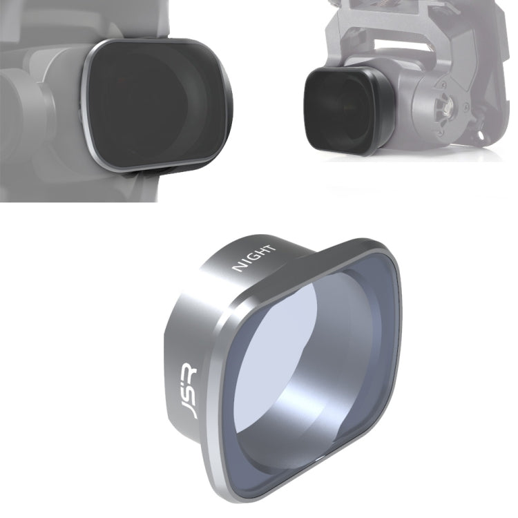 JSR Night Light Pollution Reduction Lens Filter for DJI FPV with Aluminum Alloy Frame